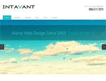 Tablet Screenshot of intavant.com